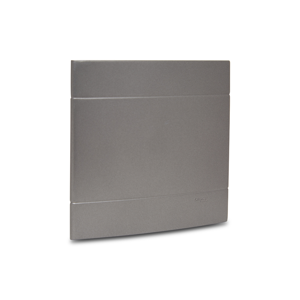 Placa 4X4 Cega Prata Fume, Schneider Electric, PRM044405