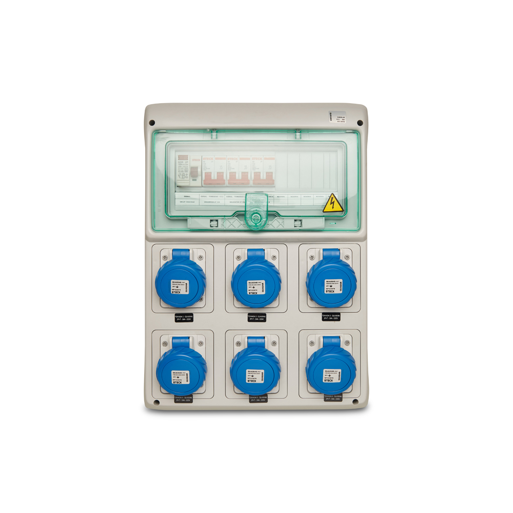 Qd Tom Ind Idr100A 6Xqua3046 Dj Ip67 Steck S1306020