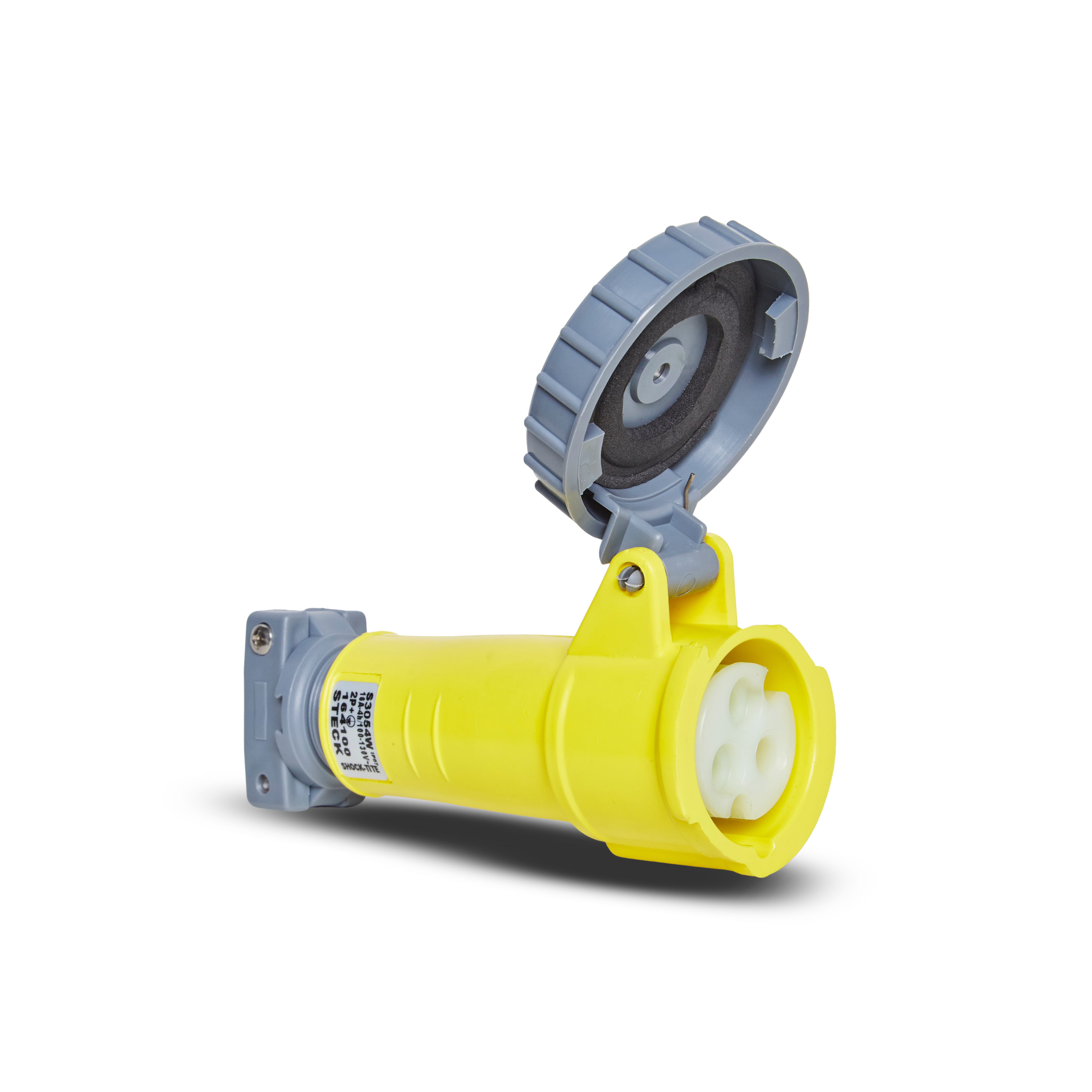 Acoplamento Shock Tite 2P+T 16A 100/130V 4H Am Ip67 Steck S3054W