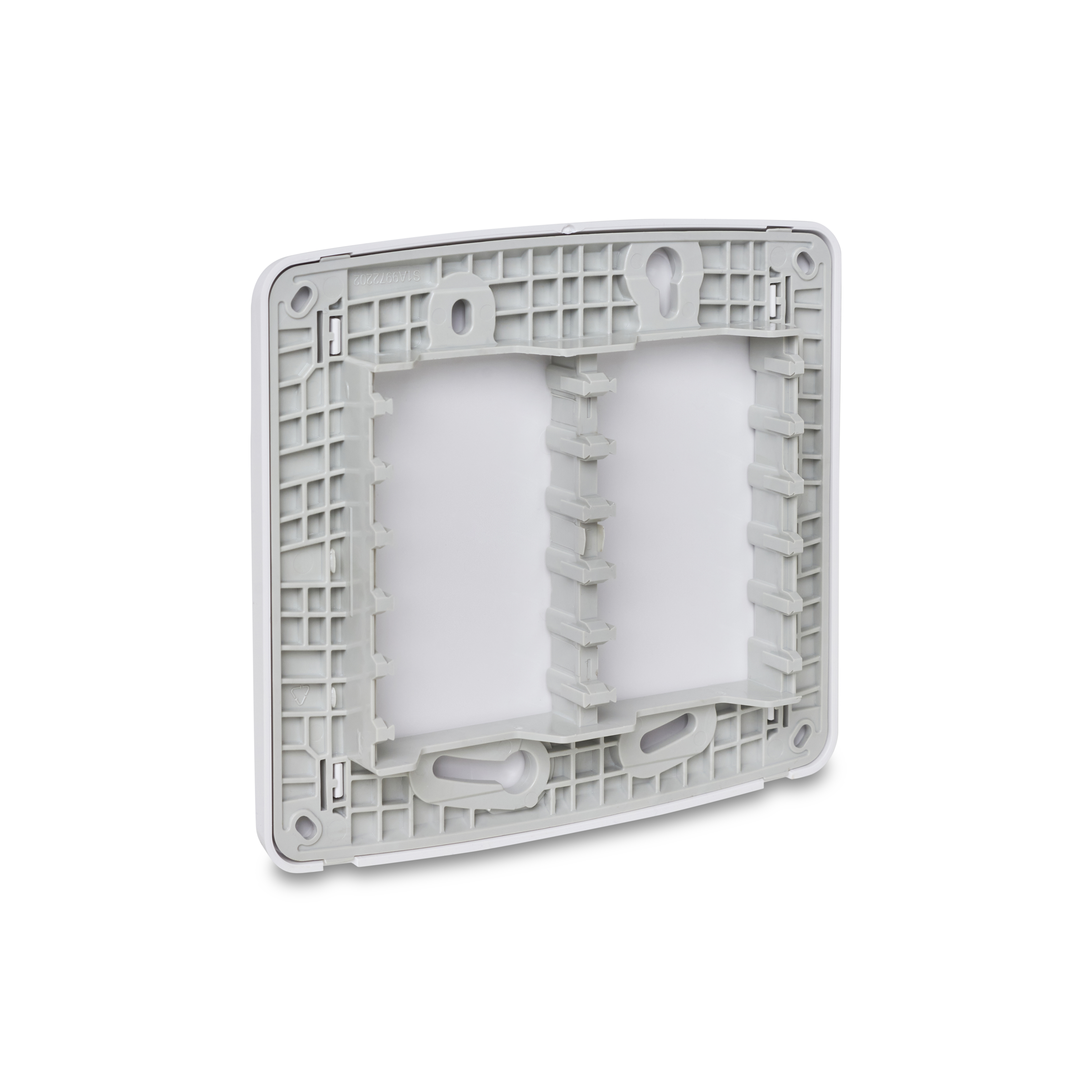 Placa+Suporte 4X4 Cega Branca, Schneider Electric, S3B27500