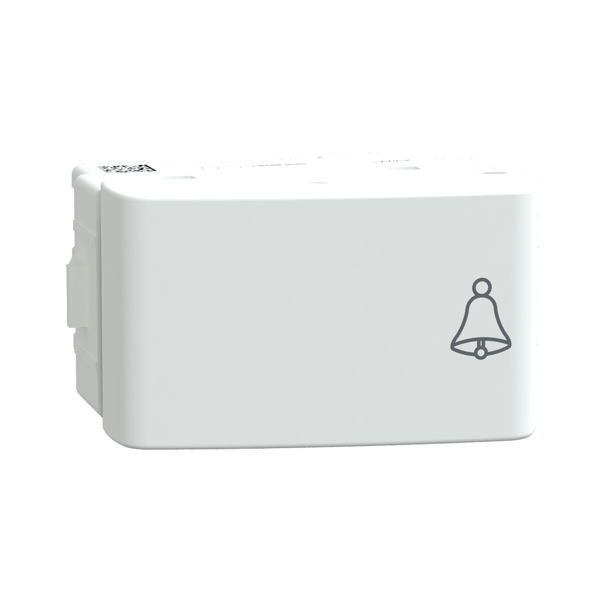Modulo Pulsador Para Campainha 10A 250V 1M Branco Fosco, Schneider Electric, S400317